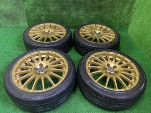 OZracing ホイール OZレーシング5H 17インチ17x71/2j 48 OZGT BBB3 O.Z pad 100 レガシィ