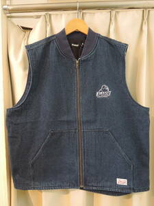 X-LARGE XLARGE エクストララージ OLD OG DENIM VEST ベスト ブラック XL 最新人気商品　値下げしました