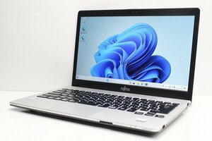 1円スタート ノートパソコン Windows11 富士通 LIFEBOOK S937 メモリ8GB SSD256GB 第7世代 Core i5 Windows10 カメラ 13.3