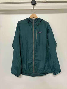 Patagonia パタゴニア フーディニジャケット 24142SP19 マウンテンパーカー サイズM ロゴ フード グリーン ナイロン100% ベトナム製