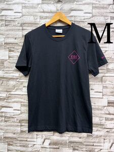 M Columbia コロンビア ブラック 半袖Tシャツ 半袖 Tシャツ カットソー トップス