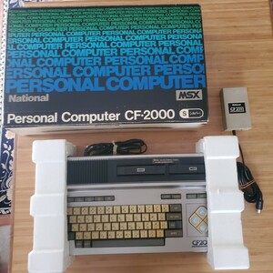 MSX CF2000 本体 箱有説無 キーボード RFコンバーター 動作品 コレクション