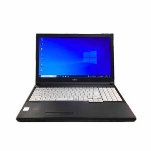 ジャンク fujitsu A576/P 第6世代 Core i3 6100U 2.3GHz 4GB HDD 500GB DVD-ROM搭載 Windows10Pro LIFEBOOK ノートパソコン I86