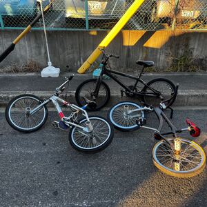 引取りのみ 愛知　古いBMX 3台まとめて