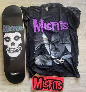 ビンテージ Scarecrow Skateboard Deck Misfits 1996　スケートボード　デッキ Tシャツ　ステッカー付き