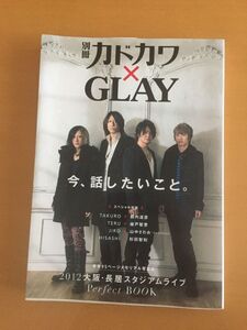 ★ 別冊カドカワ×GLAY 『今、話したいこと。』 巻末95ページ メモリアル写真集 2012年 大阪 長居スタジアム パーフェクトブック