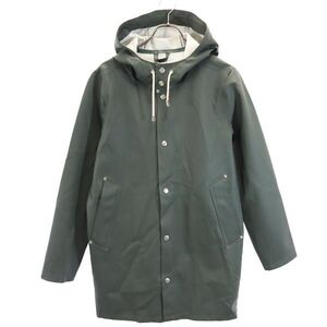 ストゥッテルハイム 撥水加工 レインコート グリーン STUTTERHEIM フード メンズ