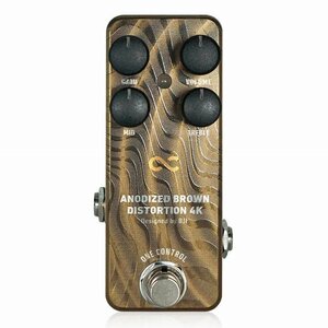 最落無し! One Control　ANODIZED BROWN DISTORTION 4K　/ a47039　BJFによる完全新設計のディストーションペダル　1円