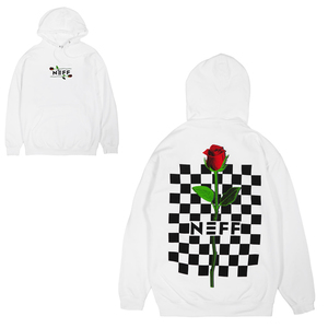 ネフ CHECKS ROSE HOODIE S WHITE #19H41005 NEFF 新品 未使用