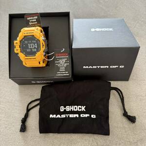 極美品 国内正規品 タグ付き CASIO G-SHOCK RANGEMAN GPR-H1000-9JR イエロー ソーラー電波 GPS 心拍計 Bluetooth