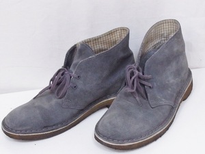 Clarks クラークス デザートブーツ メンズ US：6 ブルーグレー