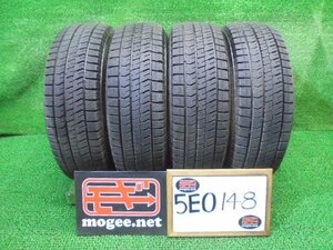 5EO148CB5*) 送料無料 バリ山 2021年製 185/65R14 ブリヂストン ブリザックVRX2 14インチスタッドレスタイヤ4本セット