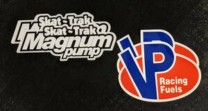 【希少】【正規品】 Skat-Trak Magnum pump×2枚 ＆ VP Racing Fuels×2枚 ステッカー 4枚セット 新品未使用 防水加工