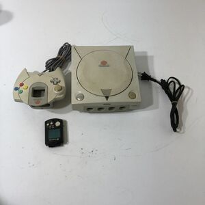 SEGA ドリームキャスト HKT-3000 本体/コントローラー HKT-7700/ビジュアルメモリ HKT-7000 通電確認済み AAL0605小6864/0822