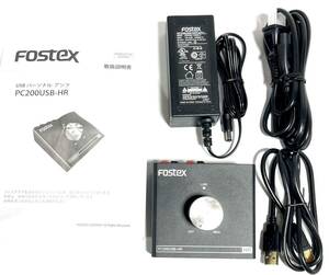 ☆送料無料 極美品 FOSTEX パーソナル アンプ PC200USB HR