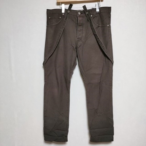 VISVIM FLUXUS 15 CHINO F.I.L. EXCLUSIVE サスペンダー チノパンツ ブラウン ビズビム/ヴィズヴィム 4-0722G F96727