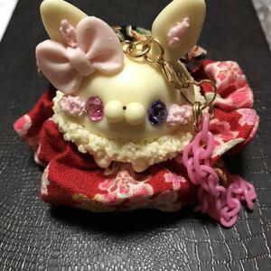 アイスバニー★Parfait★ビッグ★うさぎ★バッグチャーム★着物★和柄