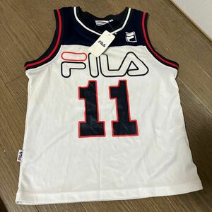 【未使用品】FILA ユニフォーム タンクトップ 130サイズ ネイビー×ホワイト