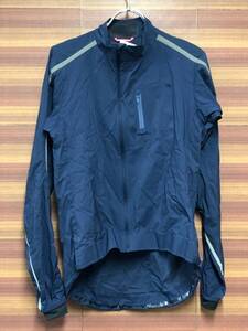 IK399 ラファ Rapha CLASSIC WIND JACKET Ⅱ 防風 サイクルジャケット ネイビー S