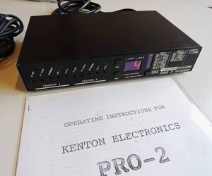 90s KENTON PRO-2 MIDI-CV/GATEコンバーター 取説付属 動作品 アナログシンセ ビンテージシンセ モジュラーシンセにも