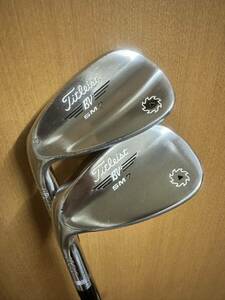 (左)2本 VOKEY SM7 50° 56° DG S200 管理番号00021 レフティ タイトリスト ボーケイ Dynamic GOLD 50/12F 56/14F