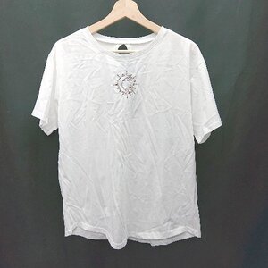 ◇ sandles moon 半袖 Tシャツ サイズF ホワイト レディース E