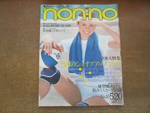 2206ND●non・no ノンノ 1980昭和55.5.20●越中サリー/野村景子/増田香織/キム神戸/小西直子/桐島洋子/真屋順子/大内順子/吉永小百合