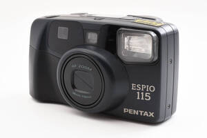 ★レンズ光学極上★ ペンタックス PENTAX エスピオ ESPIO 115 ブラック ★動作保証・点検済★ #001 #4081439 #883