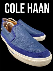 COLE HAAN コールハーン ローファー スリッポン コインローファー シュリンクレザー 牛革 レザー スニーカー 9M C24420