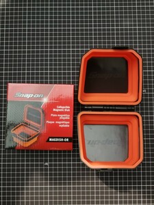 スナップオン MAGDISH マグディッシュ　オレンジ マグネット トレイ 小物入れ Snap-on