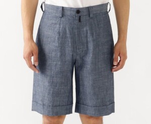 雑誌掲載 TUBE × BEAMS PLUS Chambray Short Pants size M《チューブ × ビームスプラス》シャンブレー ショートパンツ