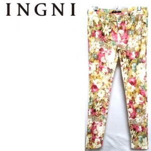 INGNI イング 花柄 パギンス パンツレギンス ストレッチ M