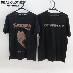 ☆Roen/ロエン YOUSCREAM/WHER DID HOPEプリントTシャツ 2点セット/48 /000