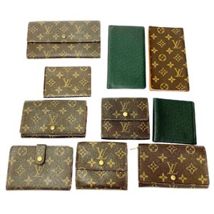 【1円スタート】【まとめ売り】LOUIS VUITTON ルイ・ヴィトン モノグラム タイガ パスケース 財布 他 ジャンク 10点セット 381338