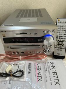 K9 整備美品 ONKYO NFR-9TX ハイレゾ 対応 CD/SD/USB Bluetoothレシーバー 本体 リモコン付