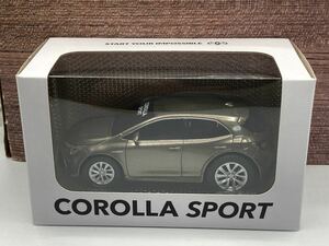 即決有★プルバックカー トヨタ TOYOTA カローラスポーツ カオキサイドブロンズメタリック corolla sport ブロンズ★ミニカー 非売品