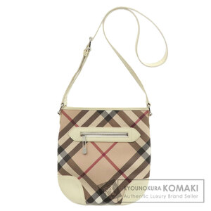 BURBERRY バーバリー ノバチェック ショルダーバッグ PVC レディース 中古