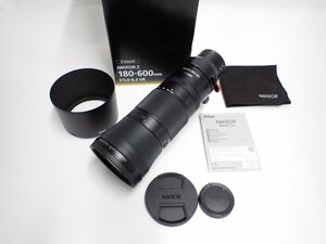 良品 Nikon NIKKOR Z 180-600mm F5.6-6.3 VR ニコン 超望遠ズームレンズ 元箱付 ∬ 6ED53-1