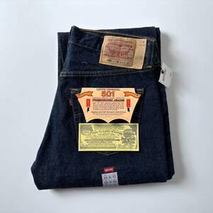 デッドストック 米国製 レギュラー Levi’s 501 W33(W32) L32 ビンテージ リンス加工 アメリカUSA製 00S デニムパンツ ジーンズ 00501-0000