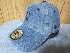 NEW ERA ニューエラ　HAWAII ハワイ　キャップ　帽子　デニム　57～59cm程　S2501B