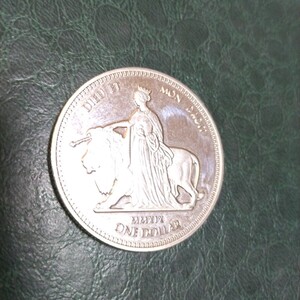 イギリス領　バージン諸島　ウナとライオン　1ドル銀貨