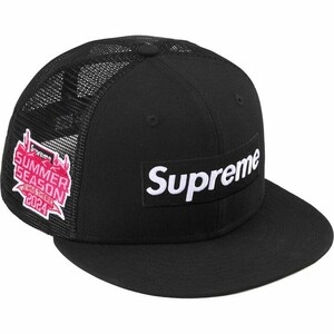 激レアサイズ 7. 3/4 24SS Supreme Box Logo Mesh Back New Era オンライン購入 シュプリーム ニューエラ 帽子