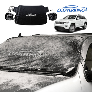 COVERKING 正規品 専用設計 フロントガラスカバー ミラーカバー付 雪 霜 凍結 花粉 黄砂 ジープ グランドチェロキー WK カバーキング