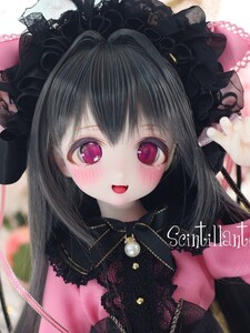 【シンティランテ】DDH-22 カスタムヘッド SW ソフビ盛り(小難有り)+ おまけ碁石アイ２種類　MDD ドール 