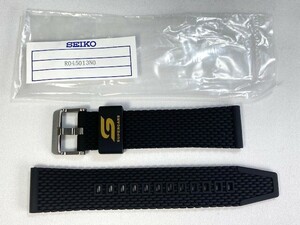 R045013N0 SEIKO セイコー5 スポーツ 22mm 純正シリコンラバーバンド ブラック SRPJ01K1/4R36-12T0用 ネコポス送料無料