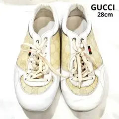 GUCCI グッチ GG柄 190354 レザーシューズ 28cm