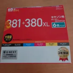 エディオン BCI-381+380XL 大容量インクカートリッジ 6色パック