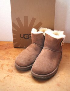 ★アグ/UGG『ムートンショートブーツsize23cm*ライトブラウン』古着のgplus広島 2310s2　