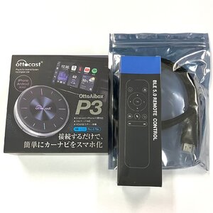 OTTOCAST/オットキャスト PICASOU3 P3 OttoAibox Bluetoothリモコン・HDMIケーブルセット【中古/動作確認済】