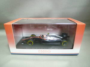 エブロ 1/43 マクラーレン ホンダ MP4-30 J.バトン 2015 McLaren Honda Jenson Button